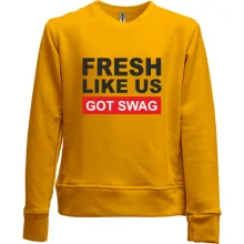 Детский свитшот без начеса Fresh like US