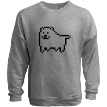 Світшот без начосу Undertale game dog (2)