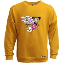 Свитшот без начеса Triangle Skull