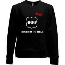 Детский свитшот без начеса AC/DC - Highway to hell