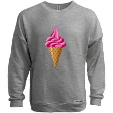 Світшот без начосу Pink Ice Cream