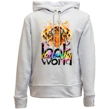 Дитяче худі без начосу Look at the world differently з тигром