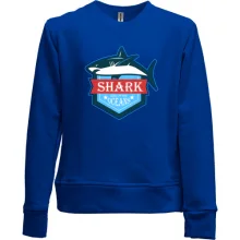 Дитячий світшот без начосу Shark king of the oceans