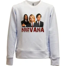 Детский свитшот без начеса Nirvana (color)