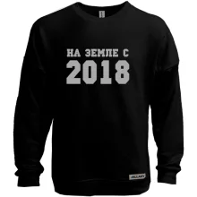 Свитшот без начеса На земле с 2018