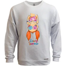 Свитшот без начеса Crazy summer