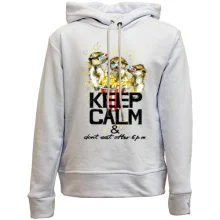 Дитяче худі без начосу з ховрашками і попкорном Keep calm & dont eat after 6 pm
