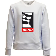 Детский свитшот без начеса BEND (OBEY Bender)