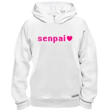 Худи BASE с надписью "Senpai"