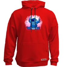 Худи без начеса с довольным Стичем