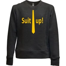 Детский свитшот без начеса suit up