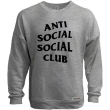 Світшот без начосу Anti Social Social Club