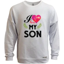 Свитшот без начеса I love my son