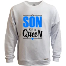 Свитшот без начеса Son of a queen