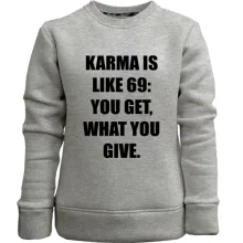 Детский свитшот без начеса Karma