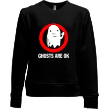 Детский свитшот без начеса ghosts are ok