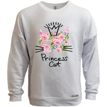 Світшот без начосу Princess cat (з квітів)
