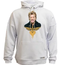 Худи без начеса Bon Jovi с лого