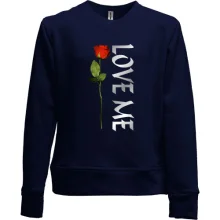 Детский свитшот без начеса "Love Me"
