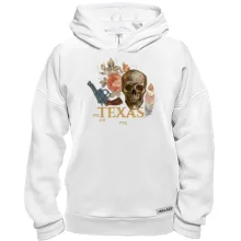 Худи BASE с нашивкой Texas Череп и Texas