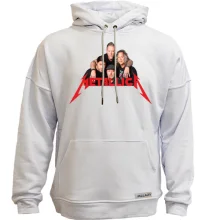 Худи без начеса Metallica с фото участников группы
