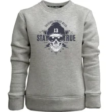Детский свитшот без начеса stay true