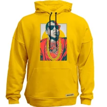 Худи без начеса с Jay Z и цветком