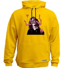 Худи без начеса с Lil Peep и тентаклями
