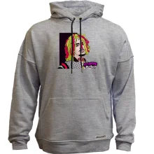 Худи без начеса с задумчивым Lil Pump