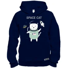 Худі BASE з космічним котом SPACE CAT