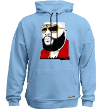 Худи без начеса с Rick Ross в очках