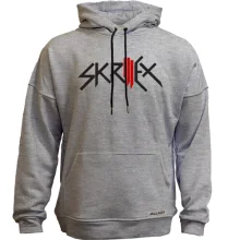 Худи без начеса с логотипом "Skrillex"