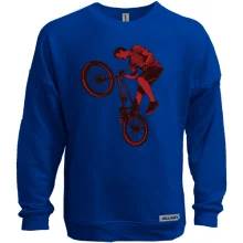 Світшот без начосу з BMX велосипедистом