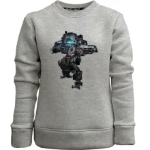 Детский свитшот без начеса Titanfall 2 Bot