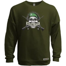 Свитшот без начеса military style