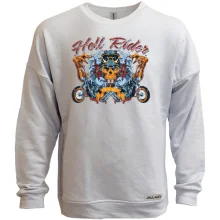 Свитшот без начеса hell rider