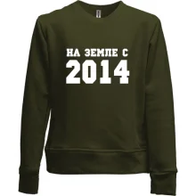Детский свитшот без начеса На земле с 2014