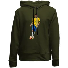 Детское худи без начеса с Neymar Brazil
