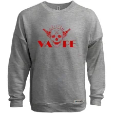 Свитшот без начеса Vape с черепом