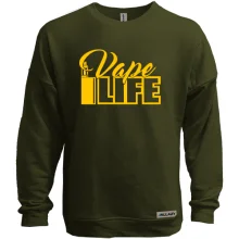 Свитшот без начеса Vape life 2