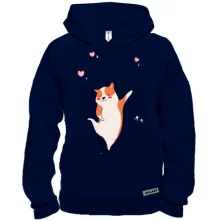 Худи BASE Cat with hearts