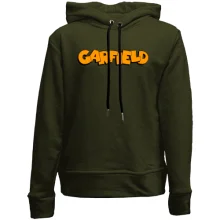 Детское худи без начеса с надписью "Garfield"