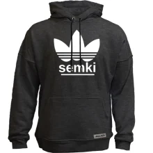 Худі без начосу з написом "Semki"