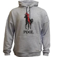 Худі без начосу з написом "Pool" Дедпул