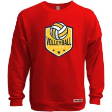 Свитшот без начеса volleyball team logo