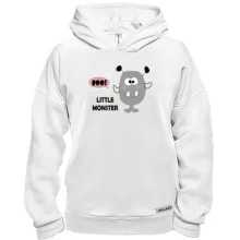 Худи BASE Little gray monster. Boo!