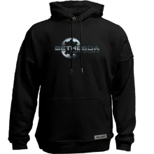 Худі без начосу з логотипом Bethesda