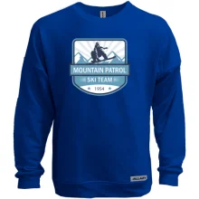 Свитшот без начеса mountain patrol ski team