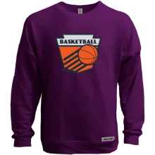 Свитшот без начеса с логотипом Basketball