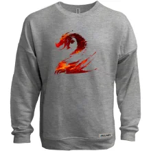 Свитшот без начеса Guild Wars 2 logo